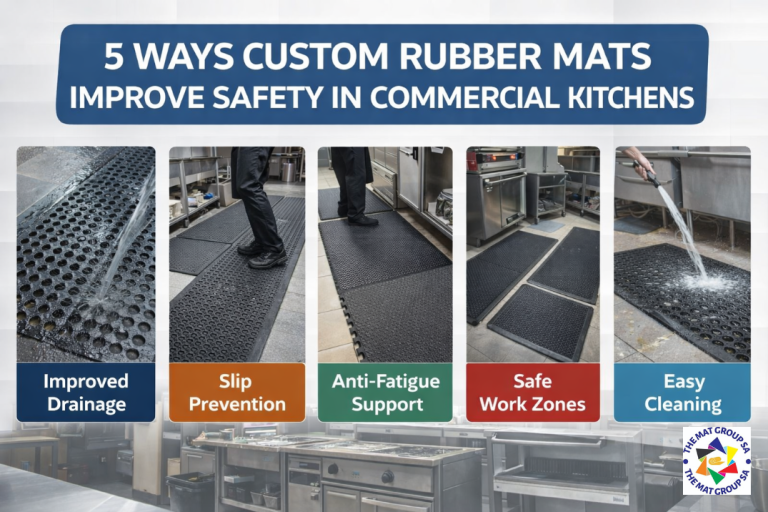 5 Ways Custom Rubber Mats Improve Safety in Commercial Kitchens