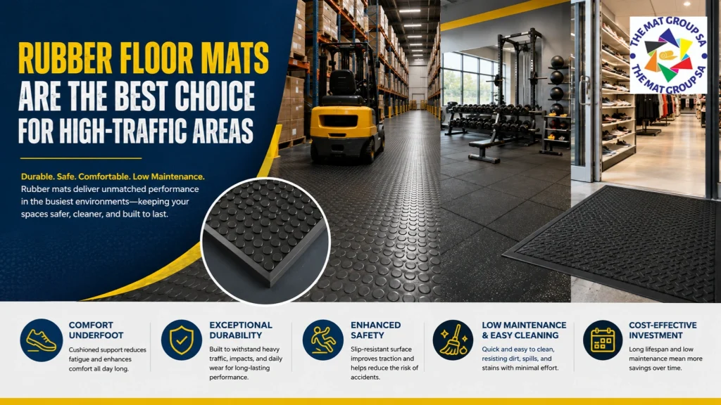 Rubber Floor Mats for high traffic zones