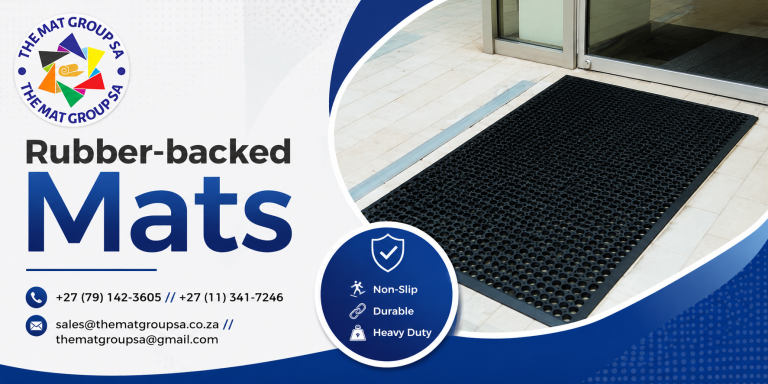 Rubber-Backed Mats in South Africa: A Good Investment for High-Traffic Areas