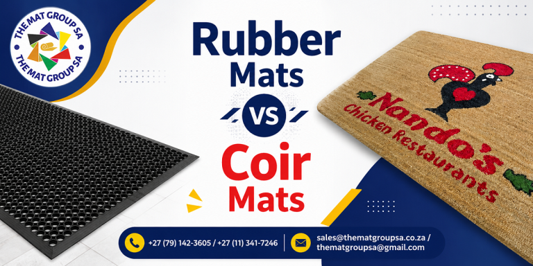 Rubber Mats vs Coir Mats: Which One Is Right for Your Entrance?